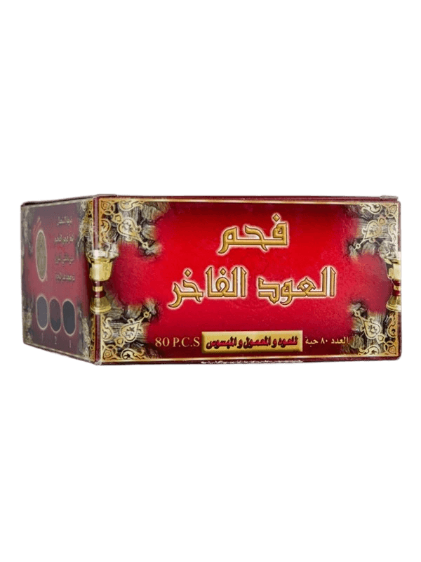فحم العود الفاخر 80قطعة