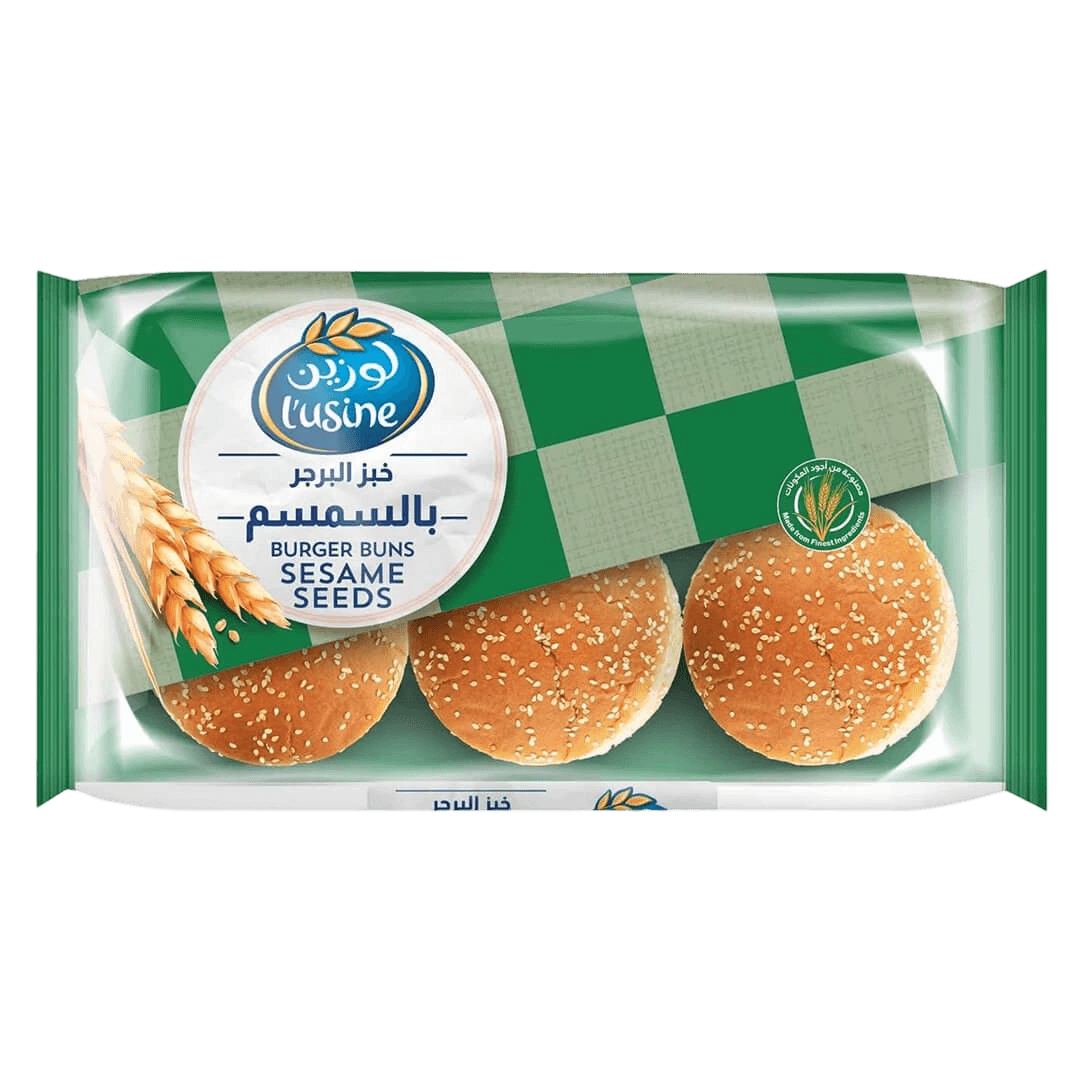 لوزين برجر بالسمسم 400جم
