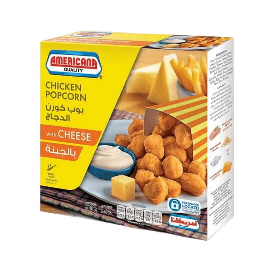 بوب كورن الدجاج بالجبنه 400جم