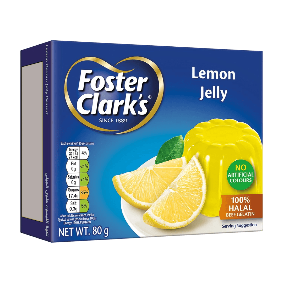 فوستر كلاركس جلي اليمون 80جم