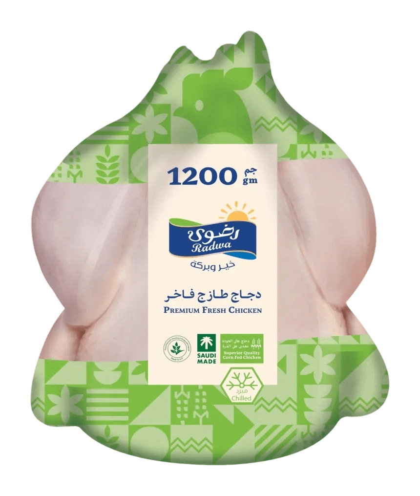رضوي دجاج كامل مجمد 1200جم