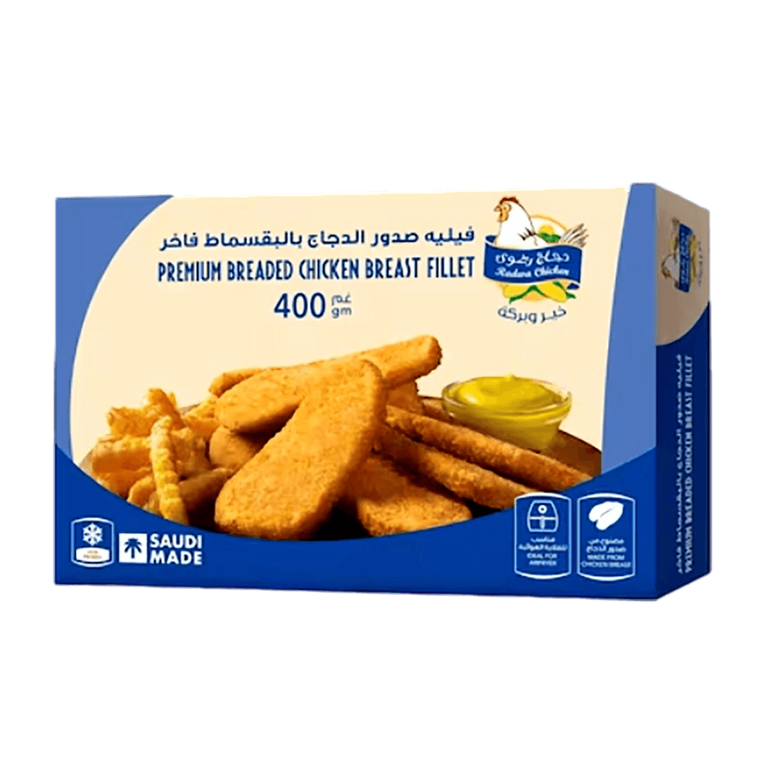 رضوي فيليه صدور دجاج بالبقسماط 400جم