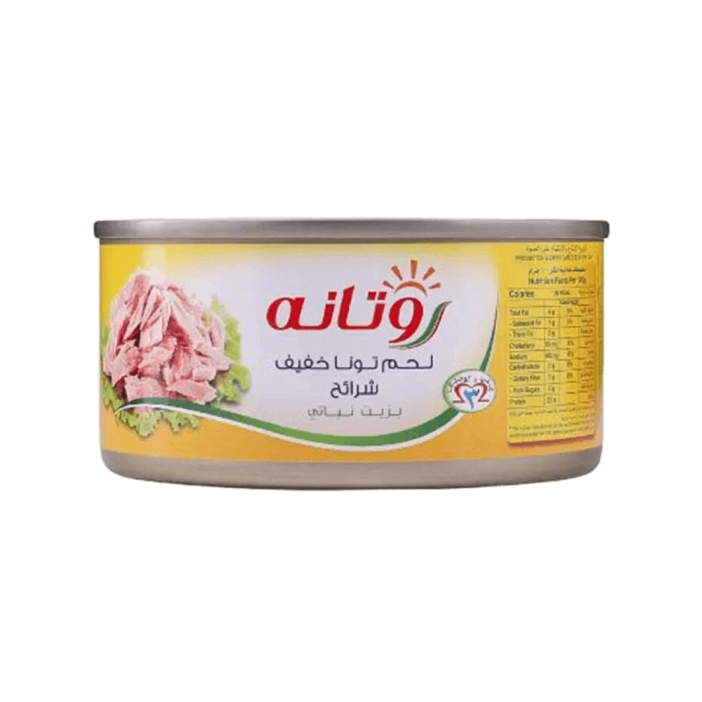 روتانه لحم تونا خفيف شرائح بزيت نباتي 160جم