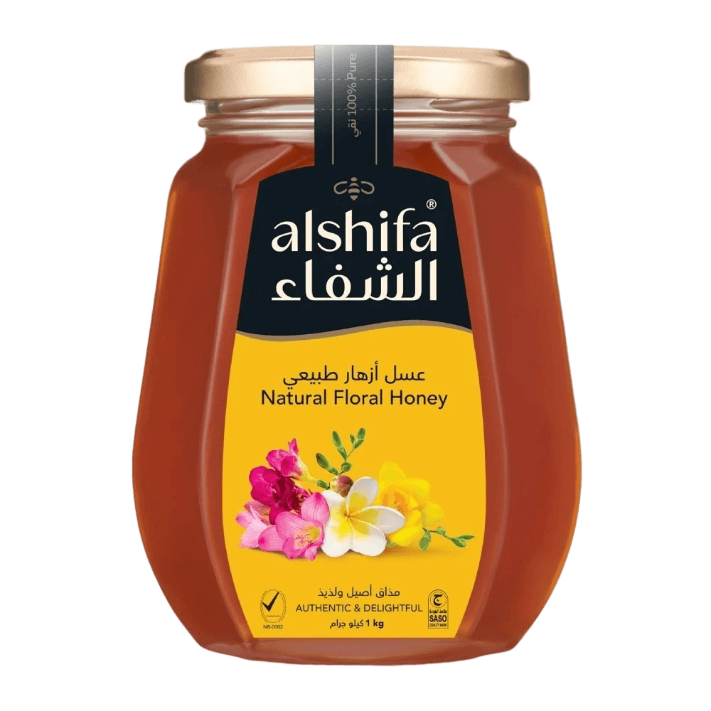 الشفاء عسل ازهار طبيعي 1كجم