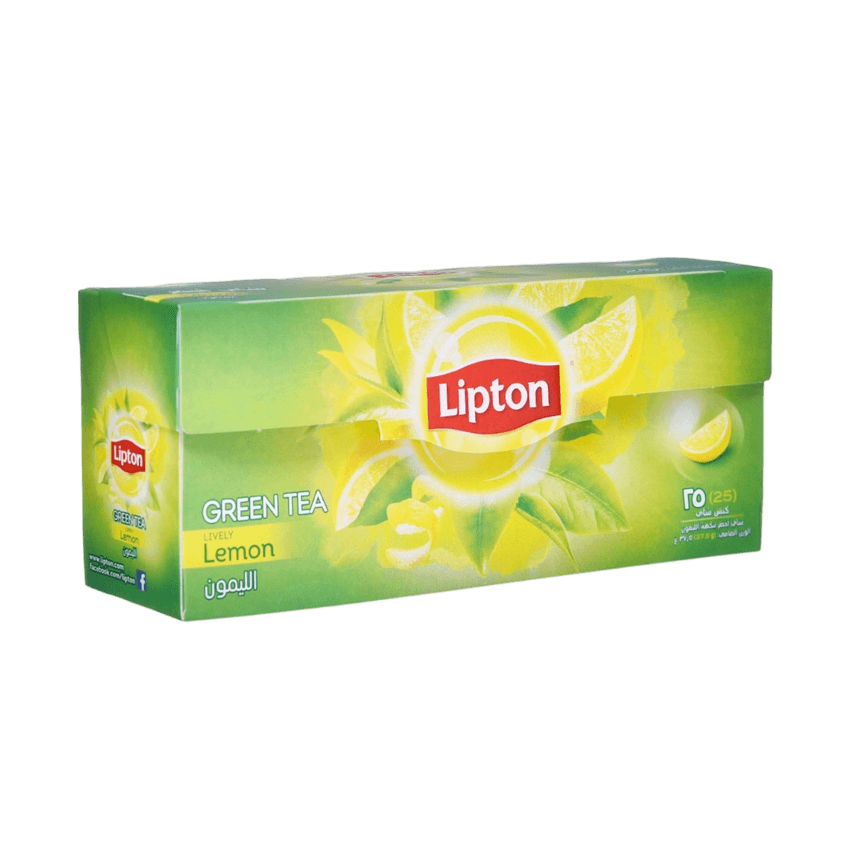 شاي ليبتون اخضر ليمون (25)كيس 1.5جم