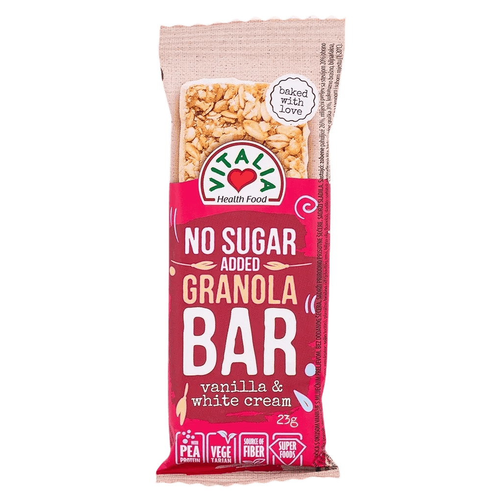 شوفان فيتاليا فانيلا بدون سكر 23جم