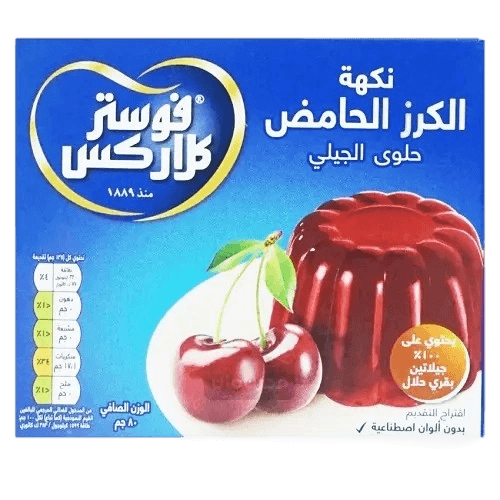 جلي فوستر الكرز الحامض 80جم