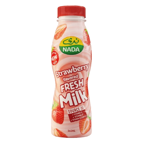 ندي حليب طعم الفراوله 360مل