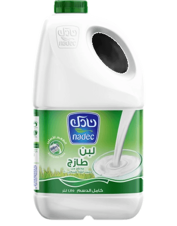 نادك لبن كامل الدسم 1,75لتر