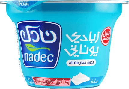 نادك زبادي يوناني ساده قليل الدسم  160جم