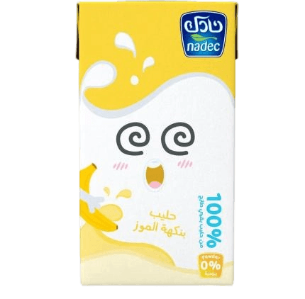 نادك حليب بنكهة موز  125مل