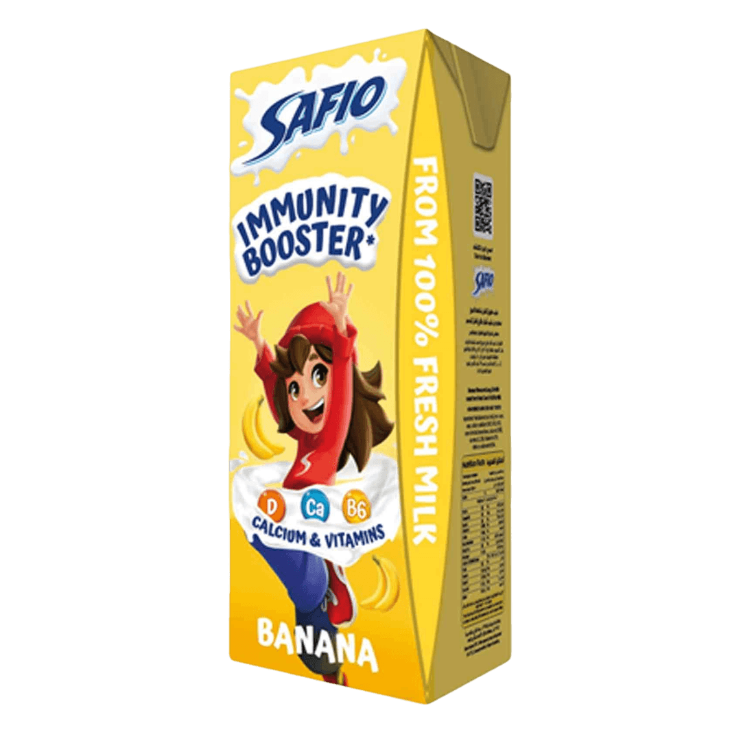 صافيو حليب موز 185مل