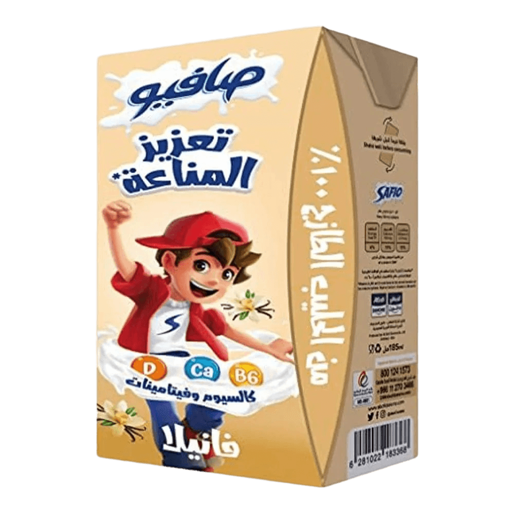 صافيو حليب فانيلا 185مل