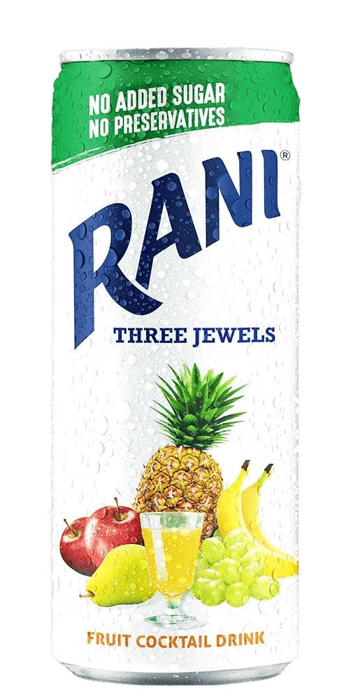 راني ثلاث جواهر شراب كوكتيل الفواكةة 180مل