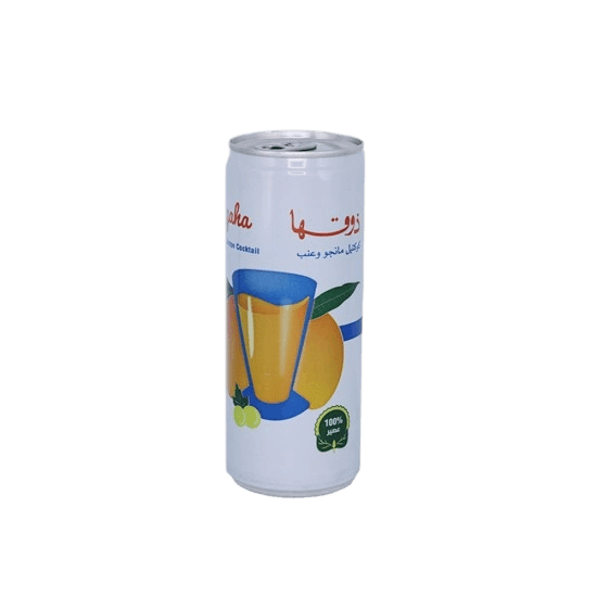 ذوقها كوكتيل مانجو وعنب علبه 250مل