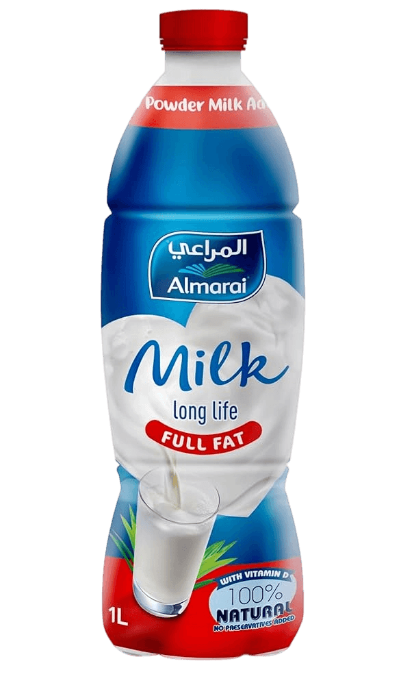 المراعي لبن  كامل الدسم 1لتر