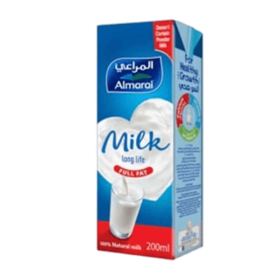المراعي حليب كامل الدسم 200مل