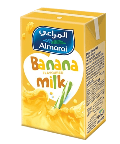 المراعي حليب طويل الاجل بنكهه الموز150مل