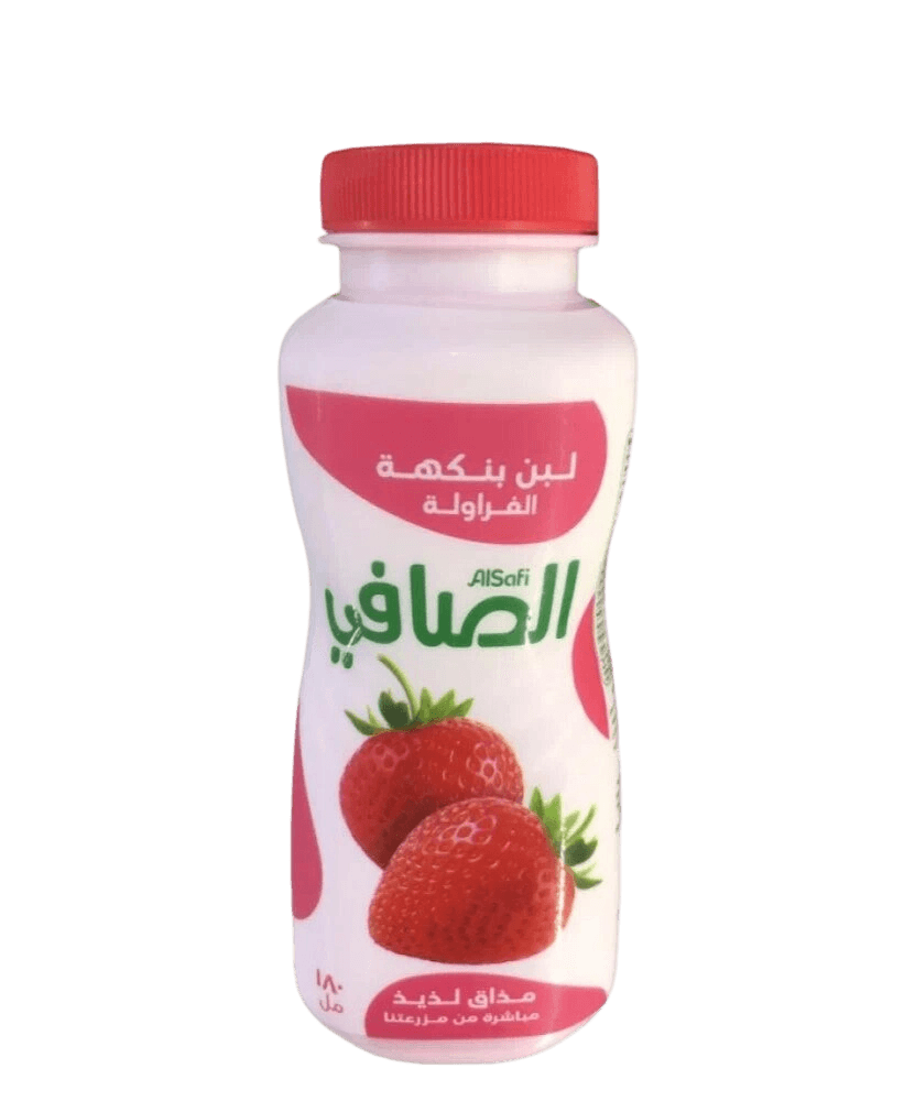 الصافي لبن بنكهه الفراوله 180مل