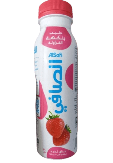 الصافي حليب بنكهه الفراوله300مل