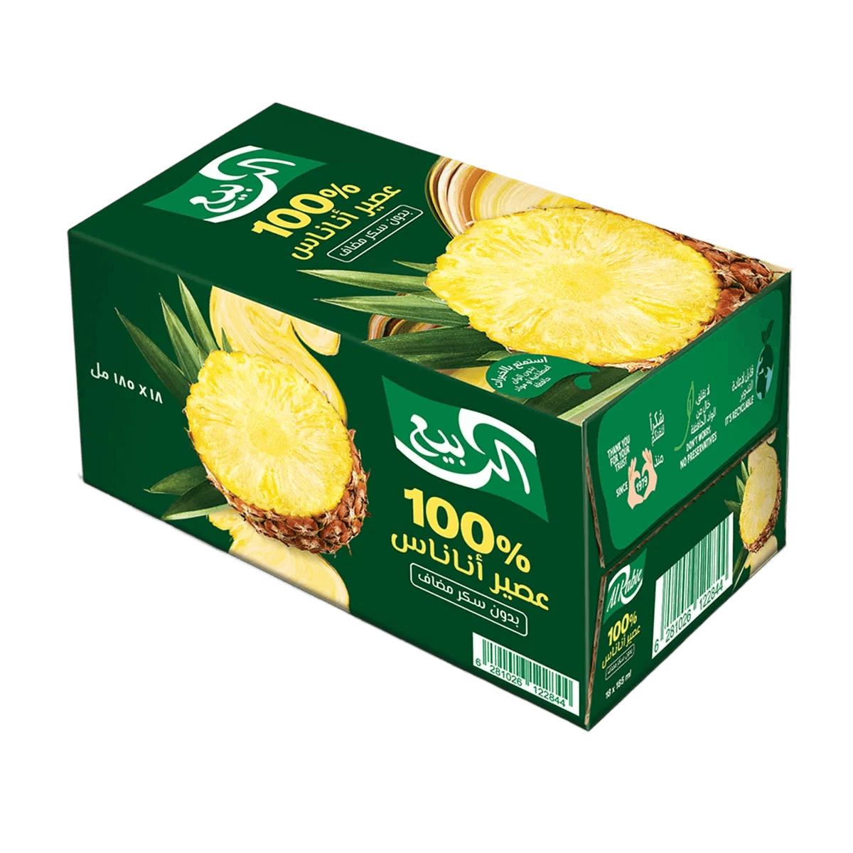 الربيع عصبر اناناس 185مل