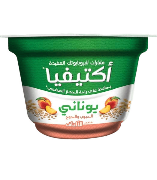 اكتيفيا يوناني الحبوب والخوخ 150 مل