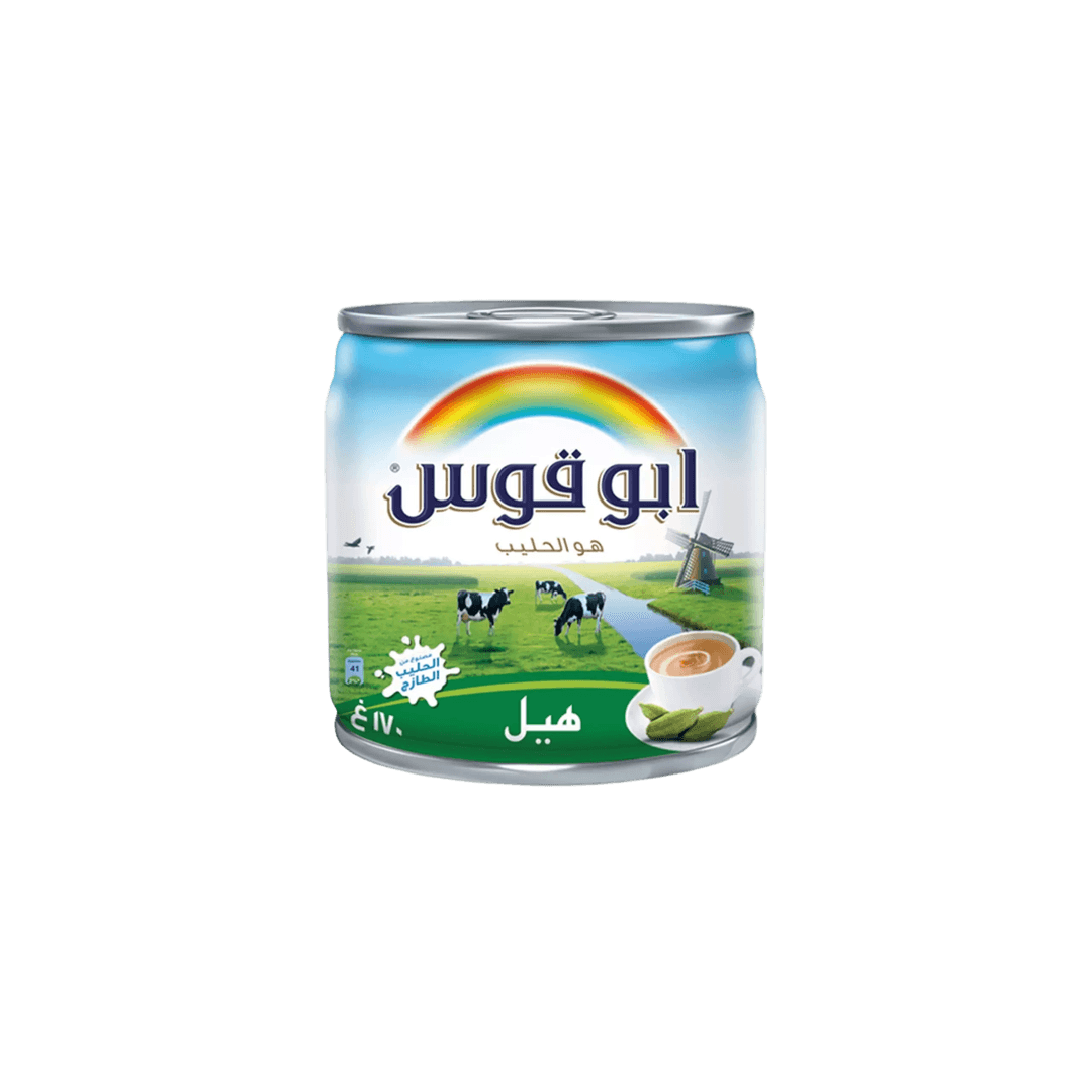 حليب ابوقوس مبخر بالهيل 170جم