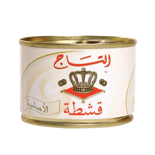 التاج قشطه ساده 155جم