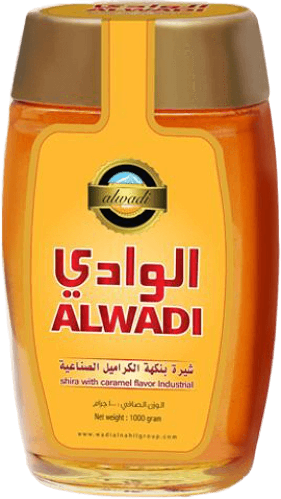 الوادي شيرة بنكهة الكراميل الصناعية  1000جم
