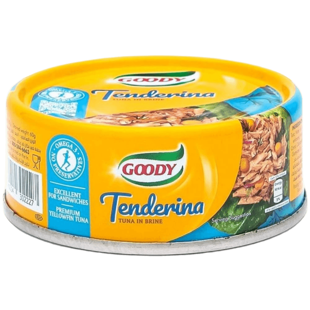 قودي تندرينا تونه بالماء والملح 80جم
