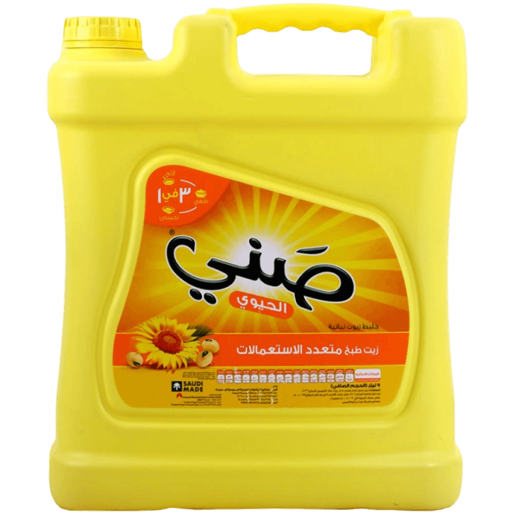 صني الحيوي خليط زيوت نباتية زيت طبخ متعدد الاستعمالات  9لتر