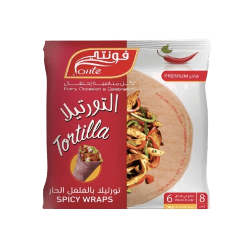 توبوتورتيتا خبز التورتيلا حار  10.50انش