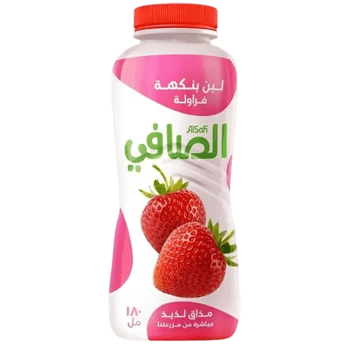 الصافي لبن بنكهه كيوي وفراوله 180مل