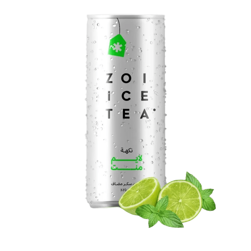 بايندر زوي ايس تي لايم منت مشروب الشاي ونمهة الليمون والنعناع بدون سكر 320 مل