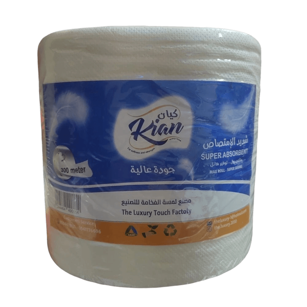 مناديل كيان ماكسي رول 300 متر