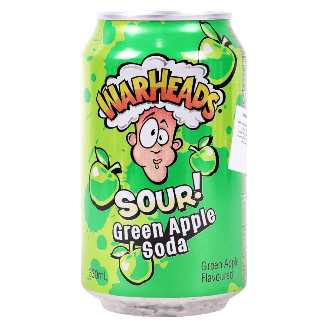 وورهيدز مشروب التفاح الاخضر 330مل