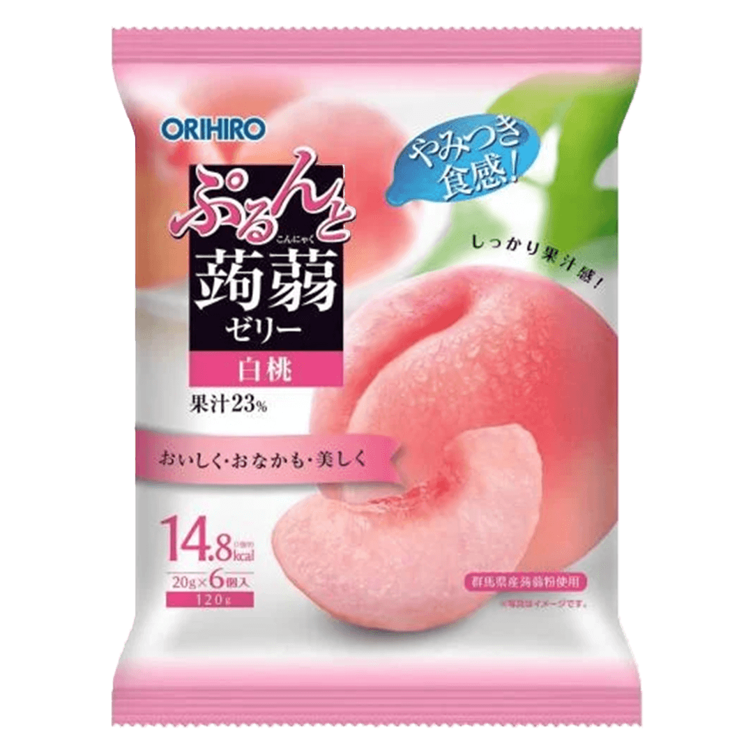 أوريهيرو حلوي يابانية بالخوخ 120جم