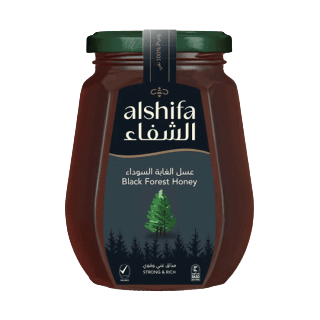 الشفاء عسل الغابة السودا 125جم